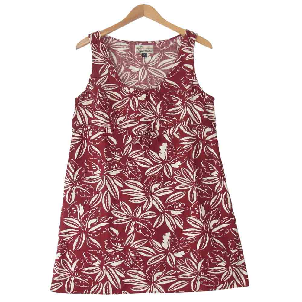 patagonia パタゴニア 16SS 58995 limited edition pataloha dress リミテッド エディション パタロハ ドレス エンジ系 12【美品】【中古】