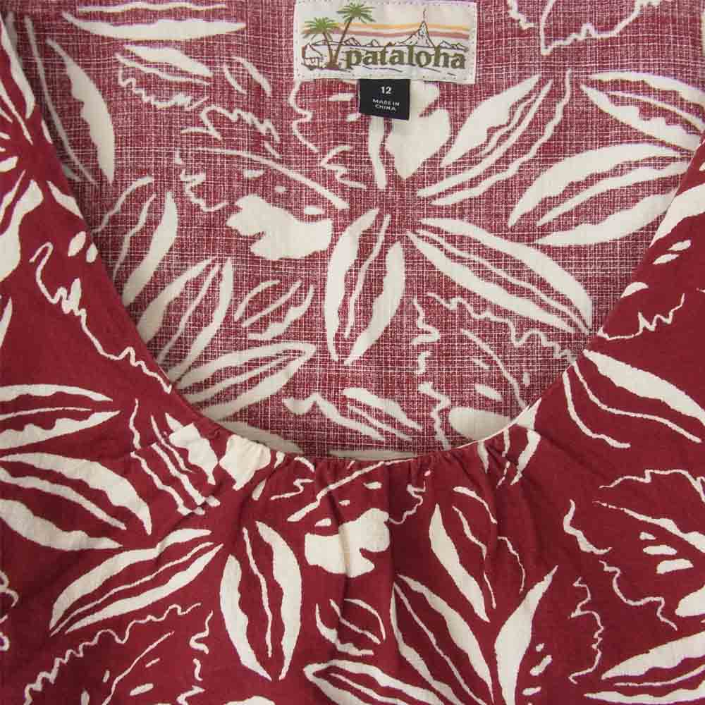 patagonia パタゴニア 16SS 58995 limited edition pataloha dress リミテッド エディション パタロハ ドレス エンジ系 12【美品】【中古】