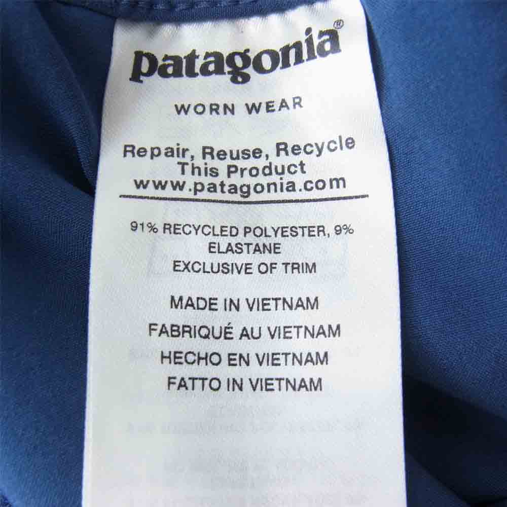 patagonia パタゴニア 19SS 56995 W's Fleetwith Romper ウィメンズ フリートウィズ ロンパー ネイビー系 L【中古】