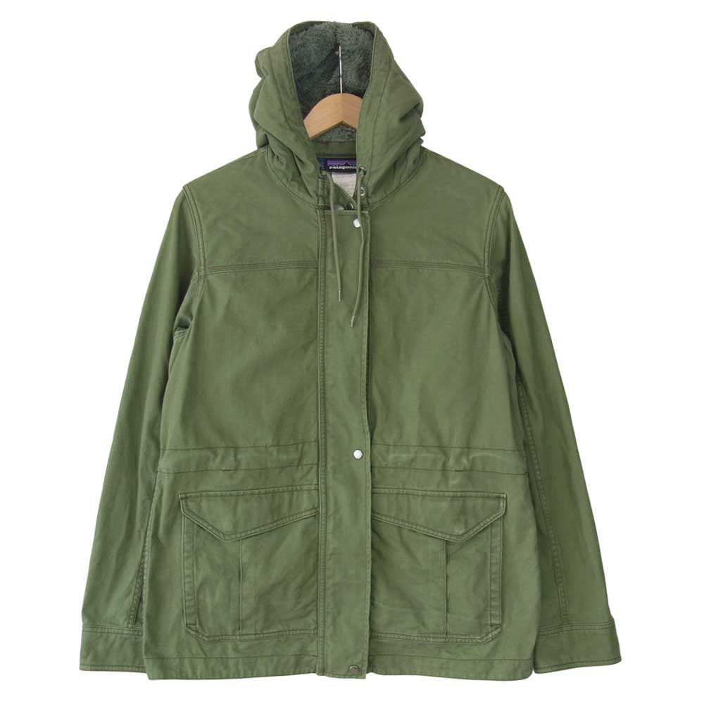 patagonia パタゴニア 14AW 27150 Prairie Dawn Jacket プレーリー ドーン ジャケットコットン キャンバス カーキ系 L【中古】