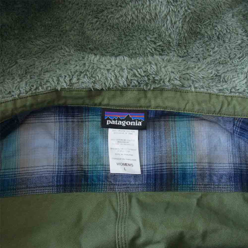 patagonia パタゴニア 14AW 27150 Prairie Dawn Jacket プレーリー ドーン ジャケットコットン キャンバス カーキ系 L【中古】