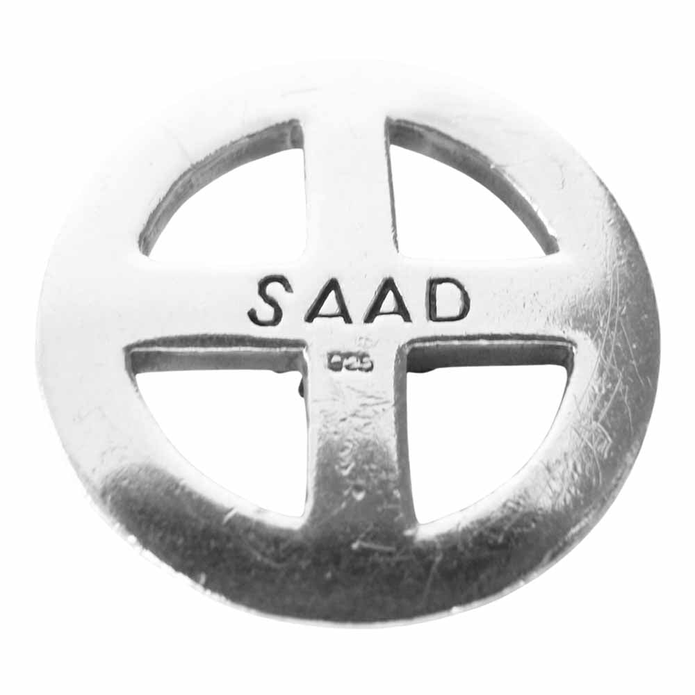 SAAD サード 太陽神 ホイール ペンダント トップ シルバー系【中古】