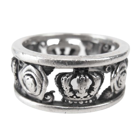 Justin Davis ジャスティンデイビス SRJ210 MY LOVE リング シルバー系 18号程度【中古】