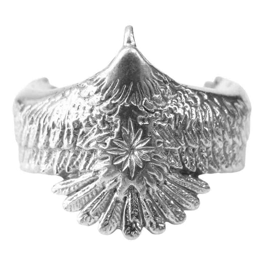 SAAD サード イーグル リング シルバー系 26号程度【中古】