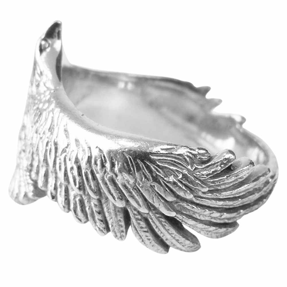 SAAD サード イーグル リング シルバー系 26号程度【中古】