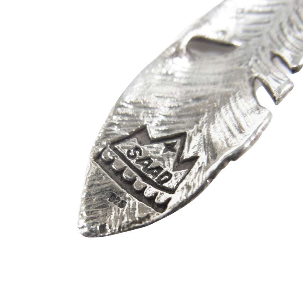 SAAD サード ターコイズ 太陽神 フェザー ペンダント トップ シルバー