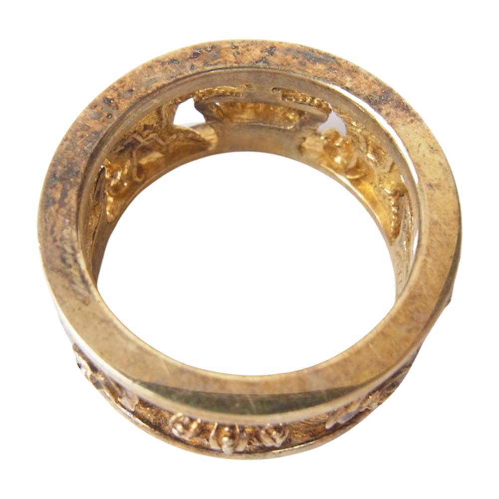 Justin Davis ジャスティンデイビス SRJ210 MY LOVE リング ゴールド系 12号程度【中古】