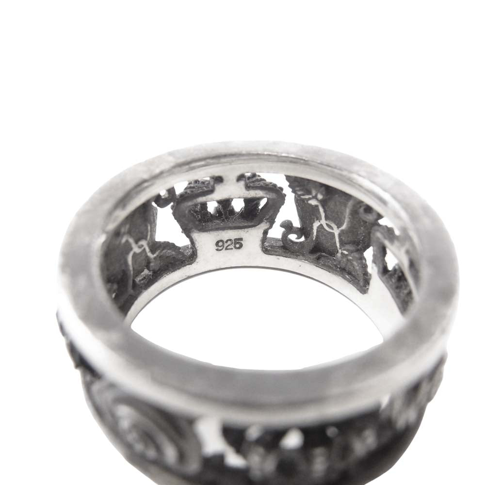 Justin Davis ジャスティンデイビス SRJ210 MY LOVE リング シルバー系 12号程度【中古】