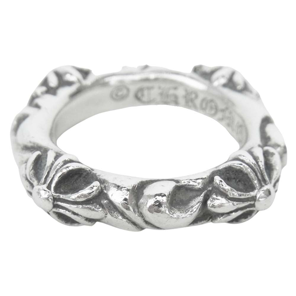 CHROME HEARTS クロムハーツ（原本無） SBT バンド リング ＃7 シルバー系 7号【中古】