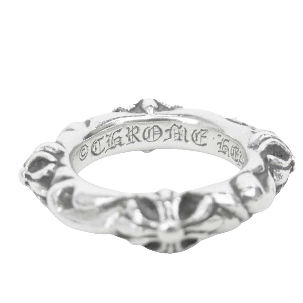 CHROME HEARTS クロムハーツ（原本無） SBT バンド リング ＃7 シルバー系 7号【中古】