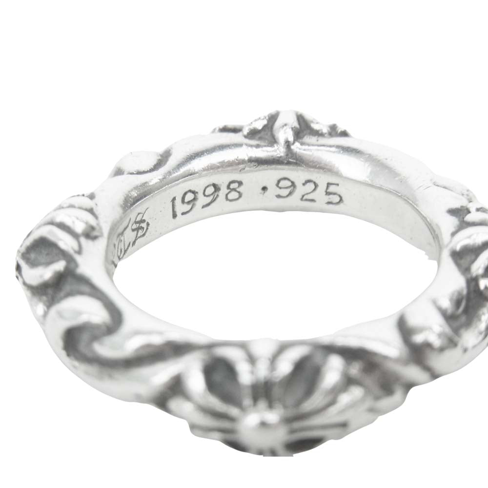 CHROME HEARTS クロムハーツ（原本無） SBT バンド リング ＃7 シルバー系 7号【中古】