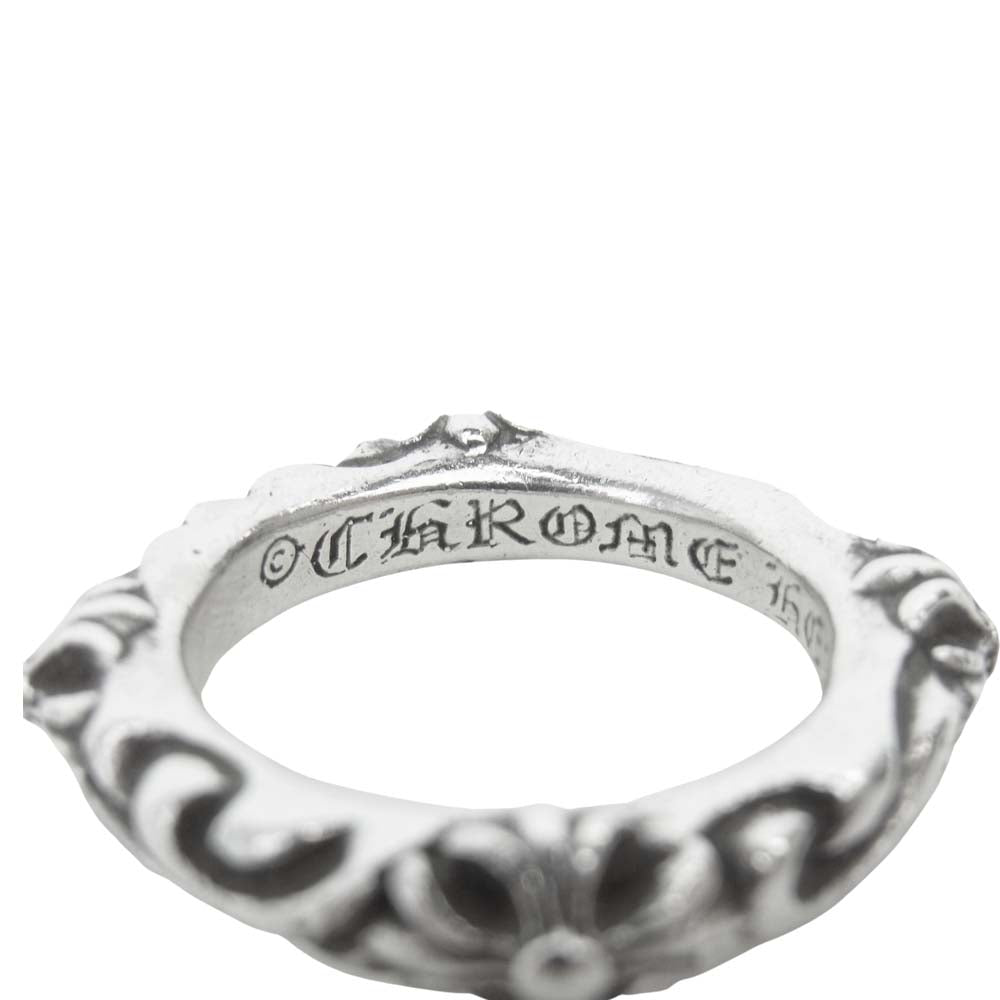 CHROME HEARTS クロムハーツ（原本有） SBT バンド リング ＃11 シルバー系 12号【中古】