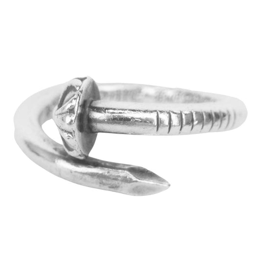 CHROME HEARTS クロムハーツ（原本無） クロスボール ネイル リング ＃11 シルバー系【中古】