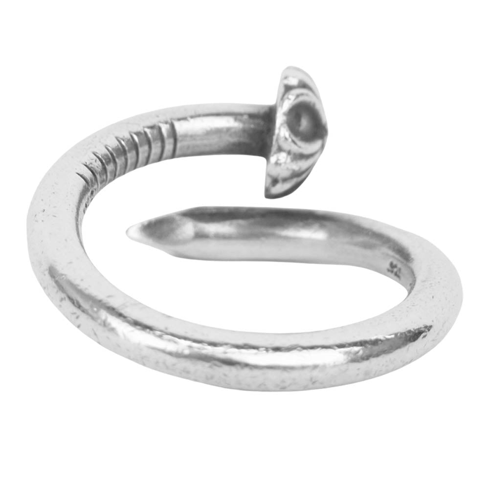 CHROME HEARTS クロムハーツ（原本無） クロスボール ネイル リング ＃11 シルバー系【中古】