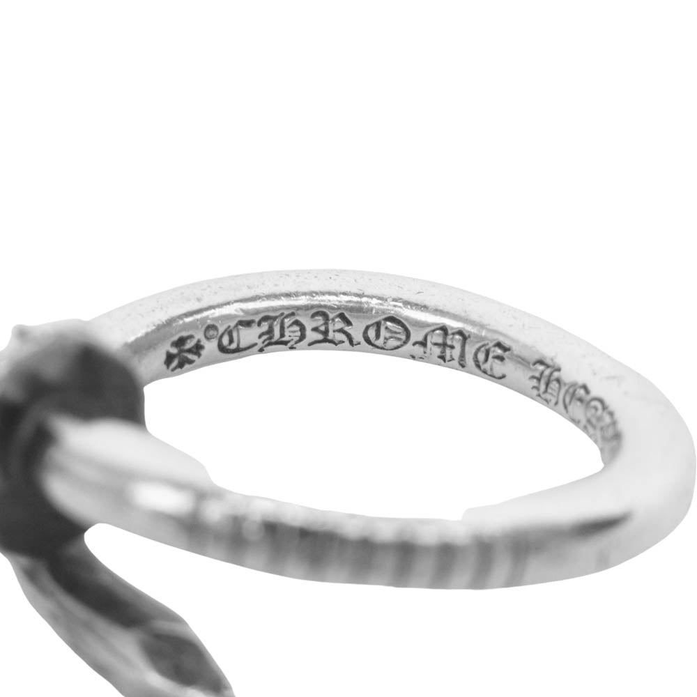 CHROME HEARTS クロムハーツ（原本無） クロスボール ネイル リング ＃11 シルバー系【中古】