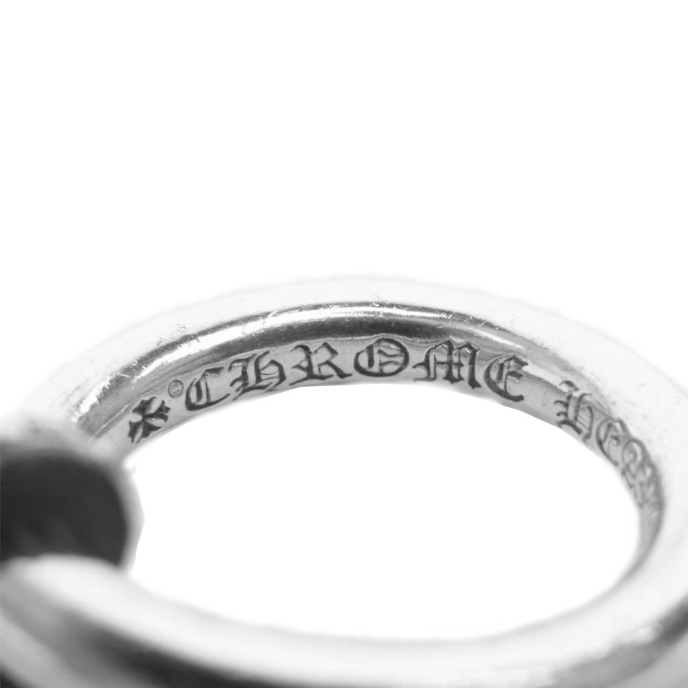 CHROME HEARTS クロムハーツ（原本無） クロスボール ネイル リング ＃7 シルバー系 12号【中古】