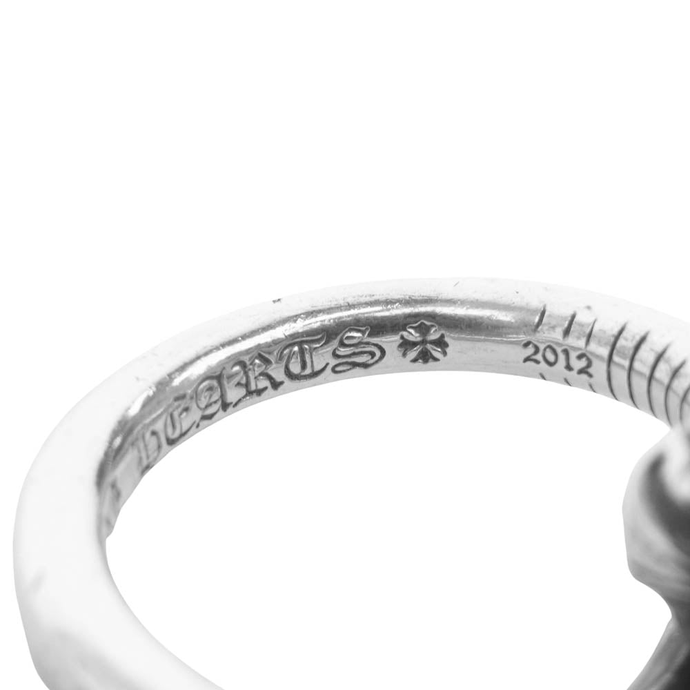 CHROME HEARTS クロムハーツ（原本無） クロスボール ネイル リング ＃7 シルバー系 12号【中古】