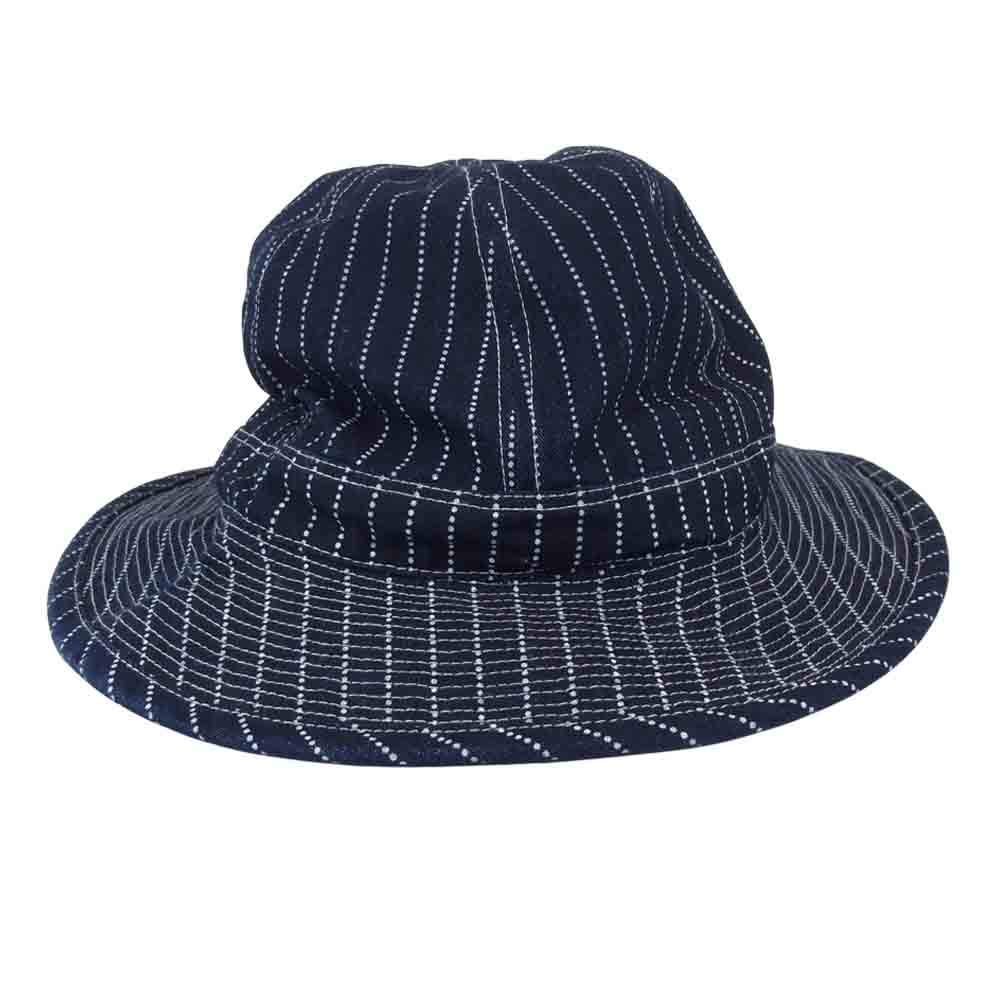 JELADO ジェラード COMBAT TOGS Army Hat アーミー ウォバッシュ ハット インディゴブルー系 L【美品】【中古】