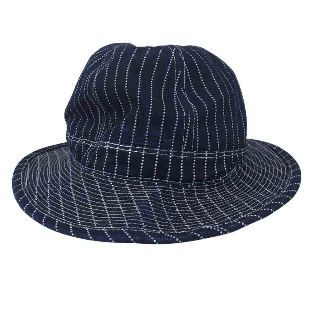 JELADO ジェラード COMBAT TOGS Army Hat アーミー ウォバッシュ ハット インディゴブルー系 L【美品】【中古】