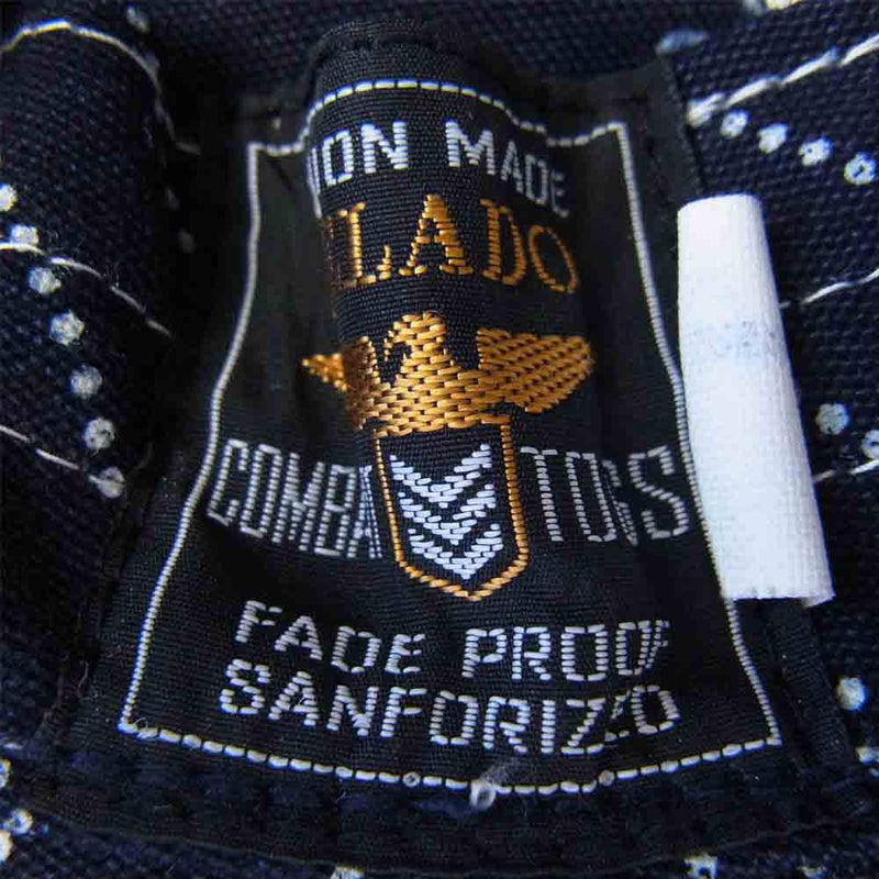 JELADO ジェラード COMBAT TOGS Army Hat アーミー ウォバッシュ ハット インディゴブルー系 L【美品】【中古】