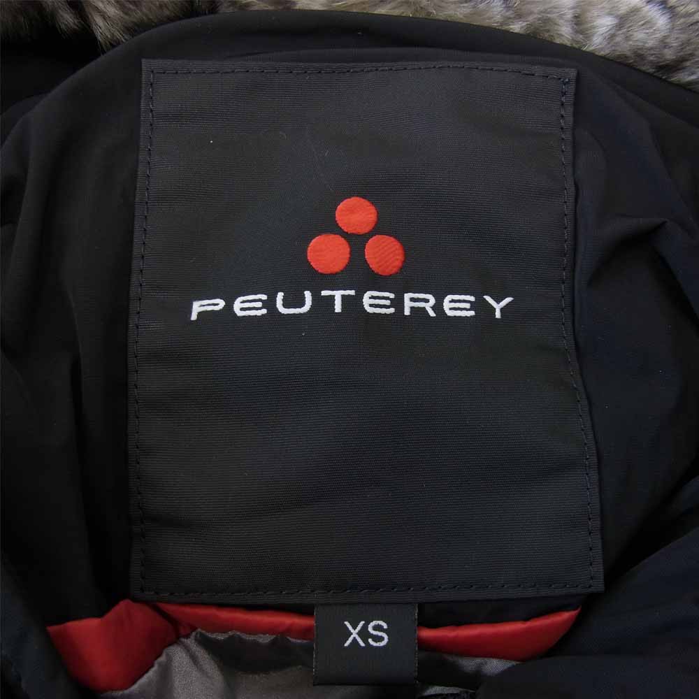 PEUTEREY ピューテリー 国内正規品 APITEK GB FUR ラビット ファー ブラック系 XS【美品】【中古】