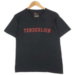 TENDERLOIN テンダーロイン Hanes ヘインズ ブランドロゴ ポケット付き 半袖 Tシャツ ブラック系 S【中古】