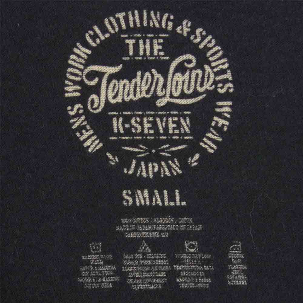 TENDERLOIN テンダーロイン Hanes ヘインズ ブランドロゴ ポケット付き 半袖 Tシャツ ブラック系 S【中古】