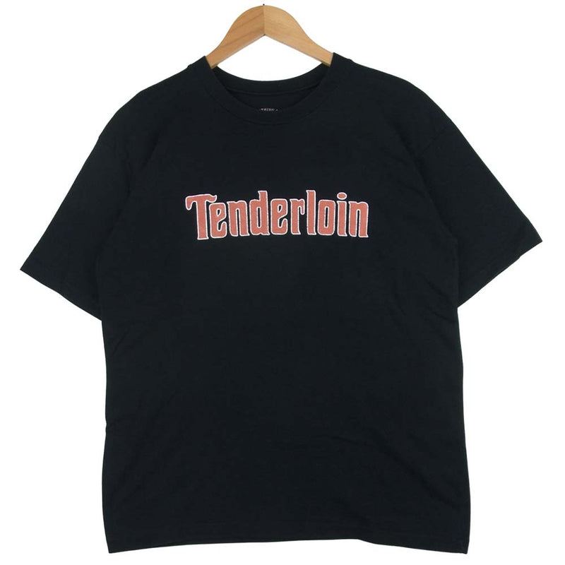 TENDERLOIN テンダーロイン T-TEE 1 RIDE TO LIVE プリント 半袖 Tシャツ コットン ブラック系 M【中古】