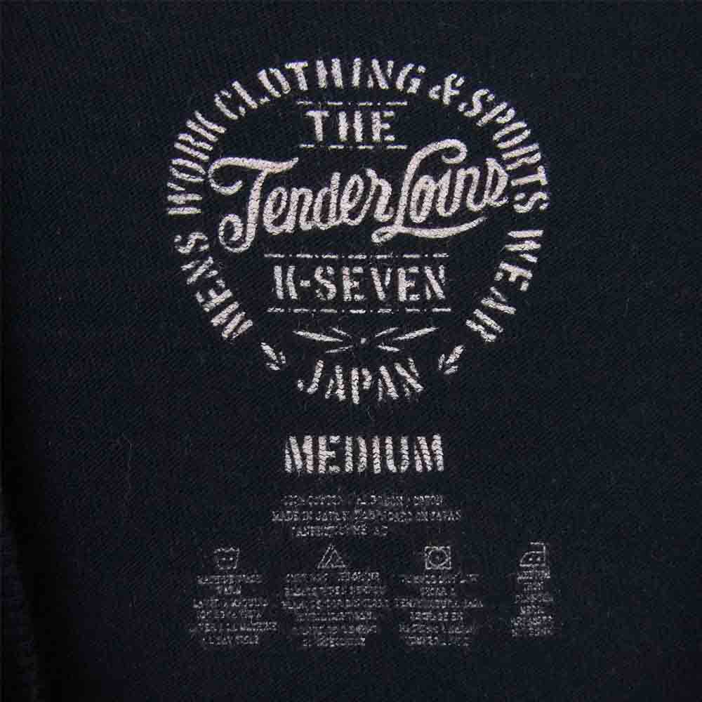 TENDERLOIN テンダーロイン T-TEE 1 RIDE TO LIVE プリント 半袖 Tシャツ コットン ブラック系 M【中古】