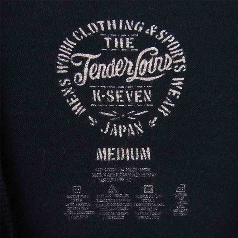 TENDERLOIN テンダーロイン T-TEE 1 RIDE TO LIVE プリント 半袖 Tシャツ コットン ブラック系 M【中古】