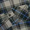 DELUXE デラックス SCHOTT ショット ヘビーネル 長袖 チェック シャツ コットン 中国製 グレー系 M【中古】