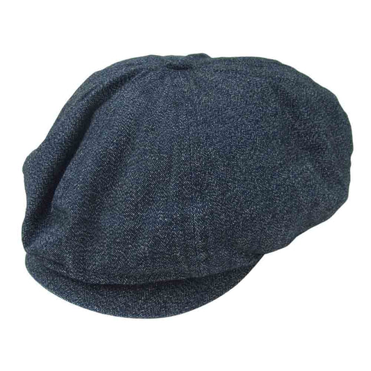 TENDERLOIN テンダーロイン T-PRESS キャスケット キャップ 帽子 日本製 インディゴブルー系 L【中古】