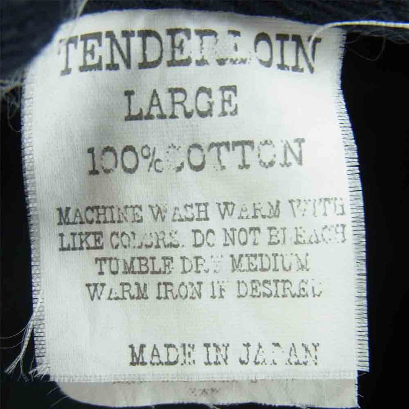TENDERLOIN テンダーロイン T-PRESS キャスケット キャップ 帽子 日本製 インディゴブルー系 L【中古】