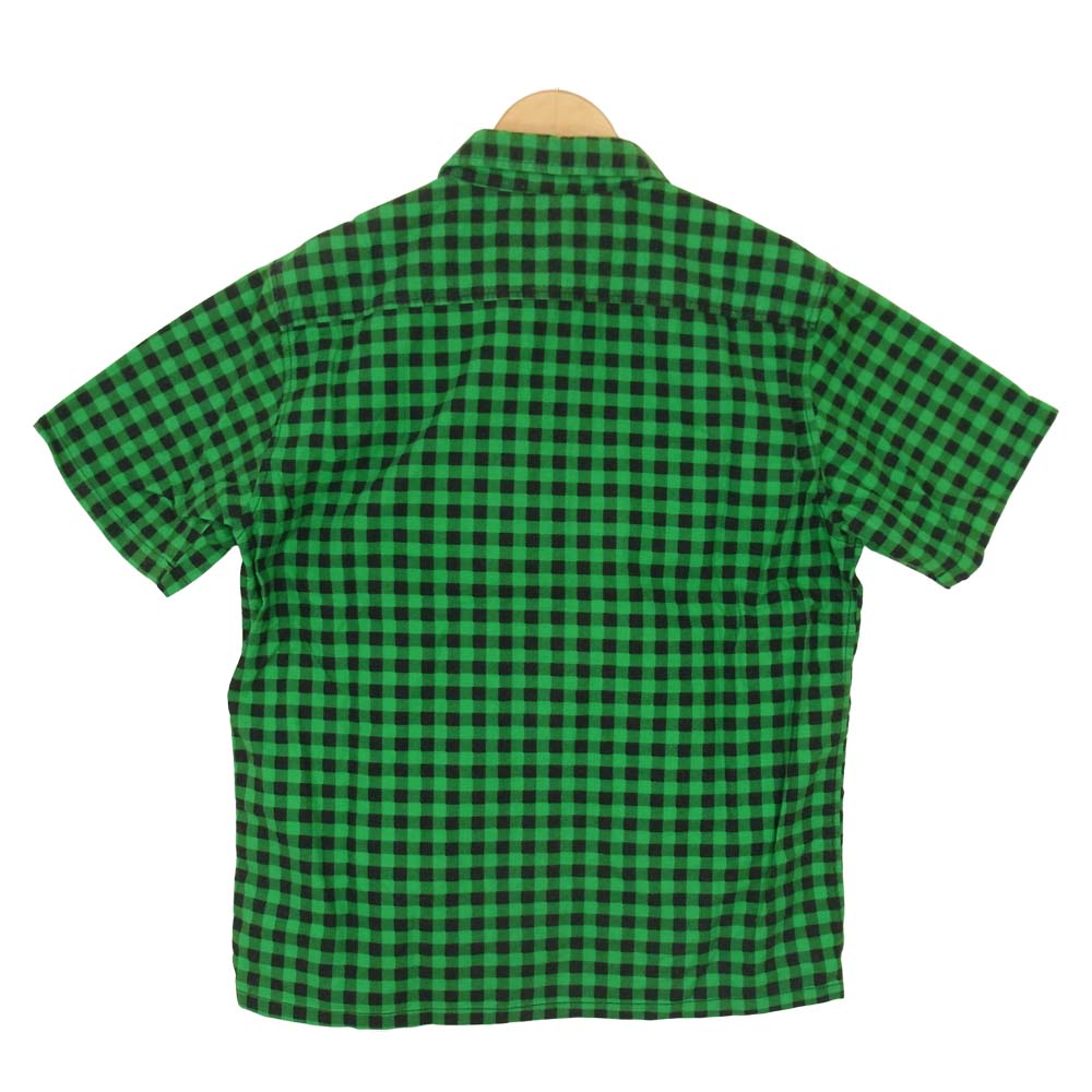 TENDERLOIN テンダーロイン T-PRINT FLANNEL SHT CHECK S/S フランネル グリーン系 S【中古】