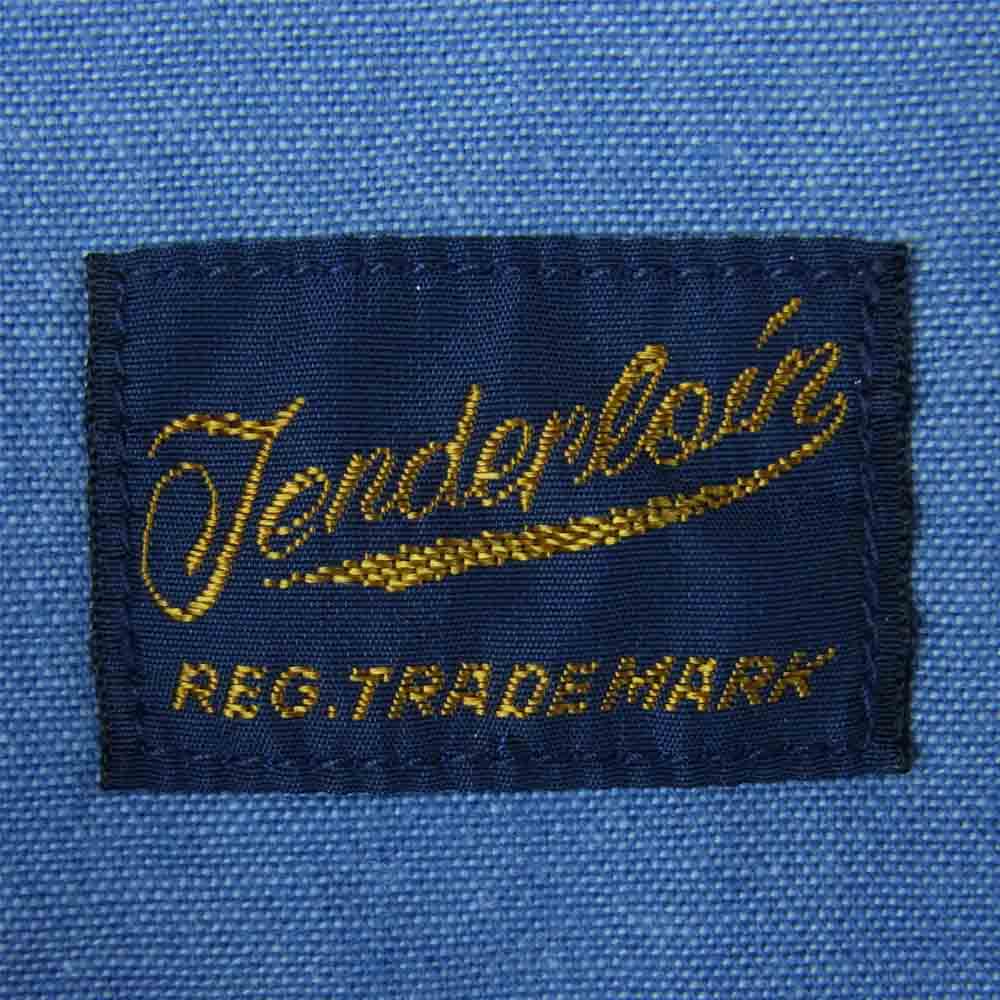 TENDERLOIN テンダーロイン T-CHAMBRAY SHT シャンブレー 長袖 シャツ コットン 日本製 インディゴブルー系 S【中古】