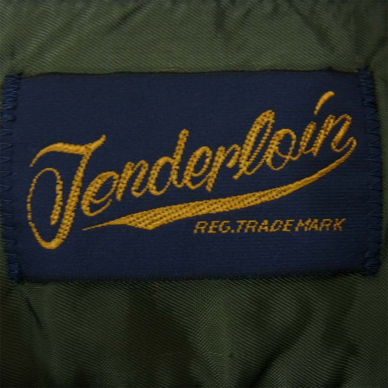TENDERLOIN テンダーロイン T-WOOL SHT ウール オープンカラー グリーン系 S【中古】