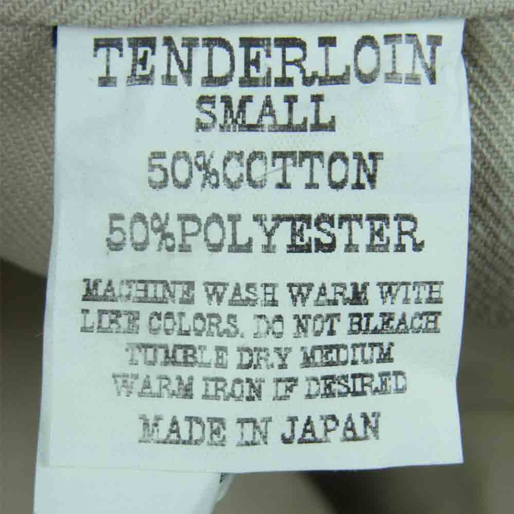 TENDERLOIN テンダーロイン T-BDP T/C トラウザーズ パンツ 日本製 ネイビー系 S【中古】