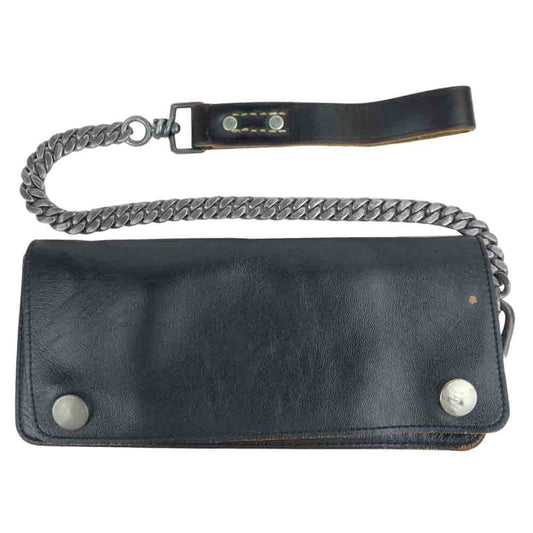 TENDERLOIN テンダーロイン × PORTER ポーター T-WALLET レザー ウォレット ブラック系【中古】