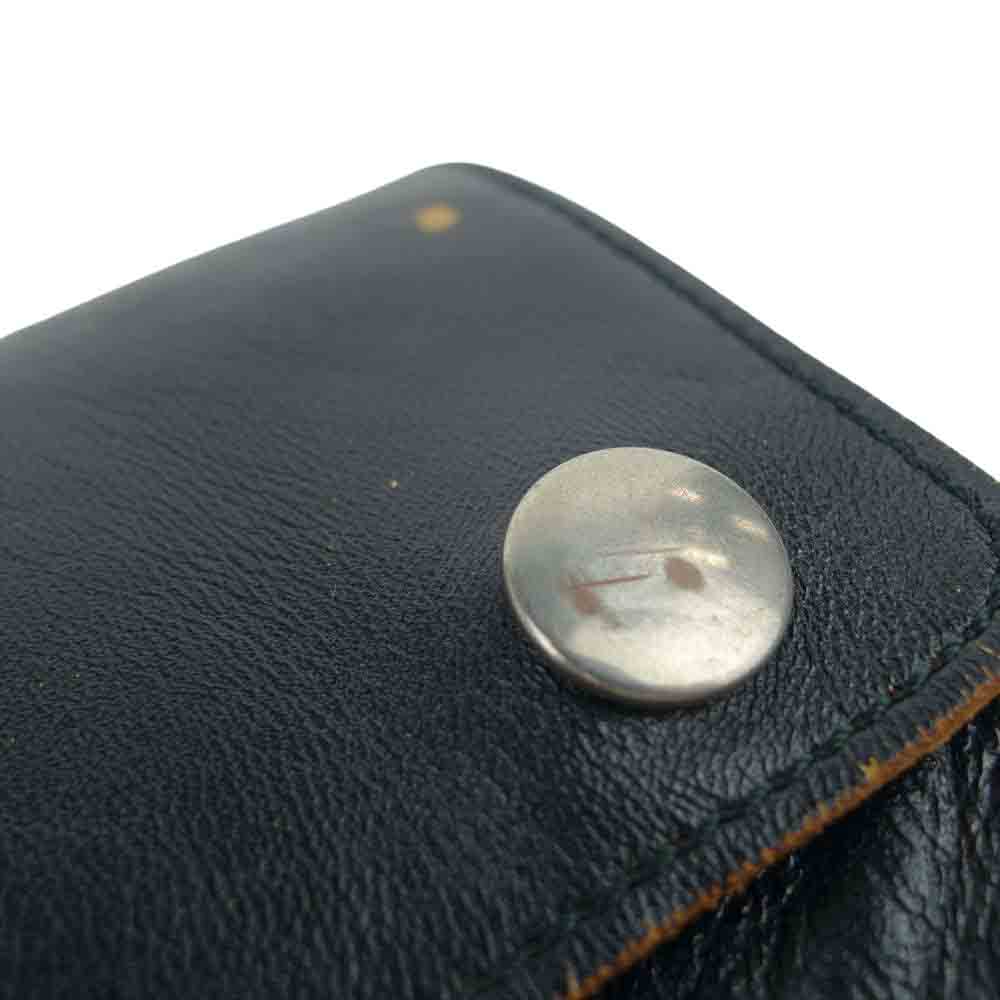 TENDERLOIN テンダーロイン × PORTER ポーター T-WALLET レザー ウォレット ブラック系【中古】