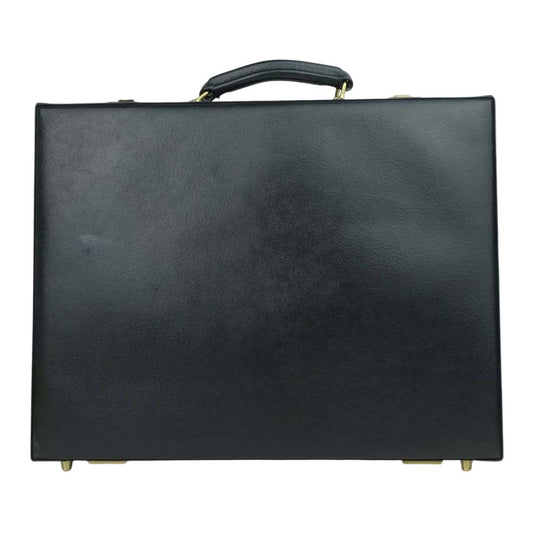 PORTER ポーター レザー アタッシュ ケース ブラック系【中古】