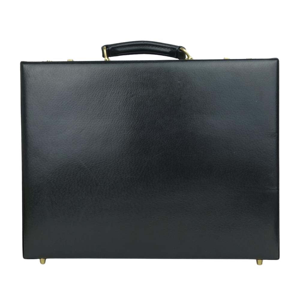 PORTER ポーター レザー アタッシュ ケース ブラック系【中古】
