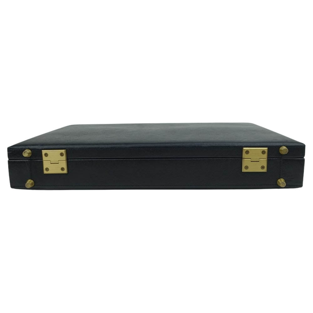 PORTER ポーター レザー アタッシュ ケース ブラック系【中古】