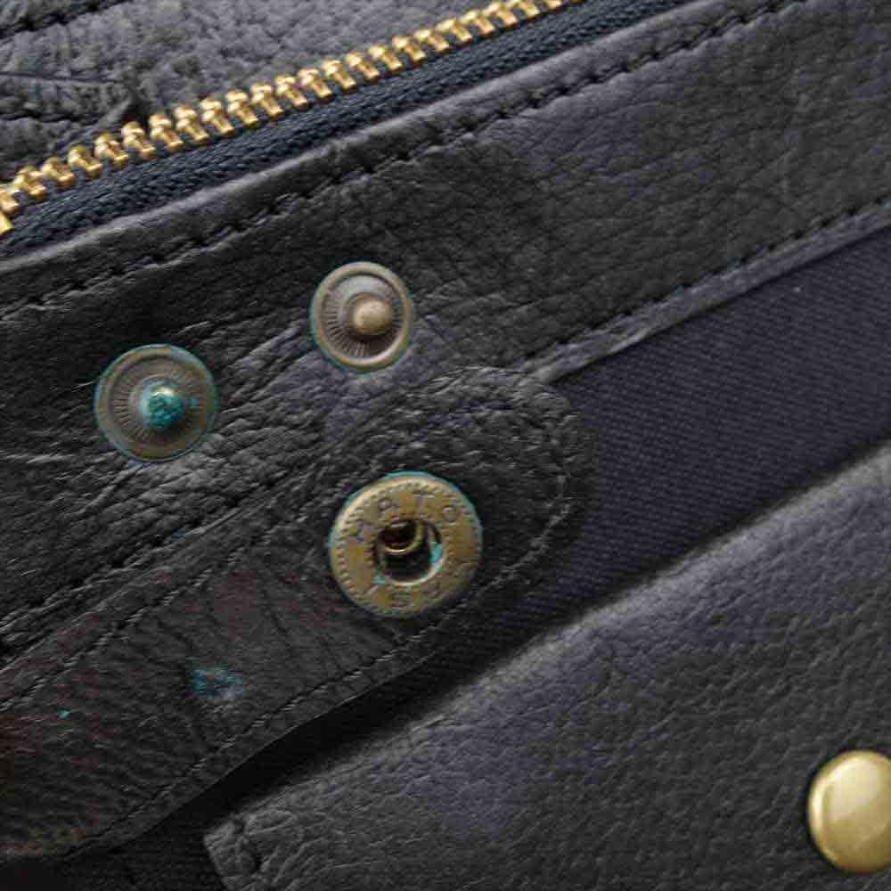 PORTER ポーター レザー アタッシュ ケース ブラック系【中古】