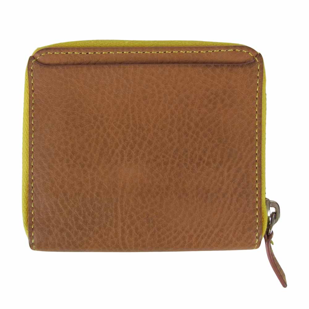 アップルビー LTR Zip S ラウンドジップ ミニ ウォレット ライトブラウン系【中古】
