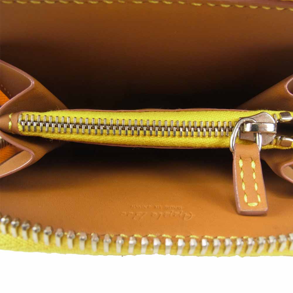 アップルビー LTR Zip S ラウンドジップ ミニ ウォレット ライトブラウン系【中古】