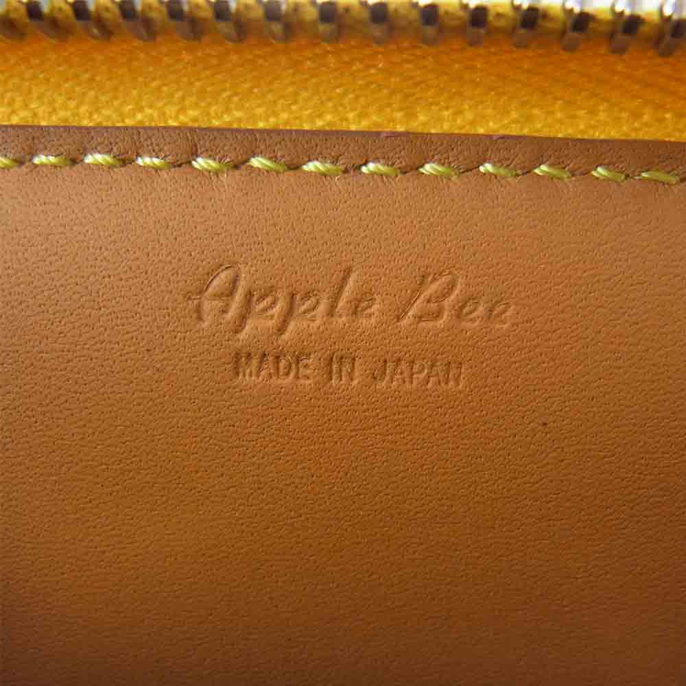 アップルビー LTR Zip S ラウンドジップ ミニ ウォレット ライトブラウン系【中古】