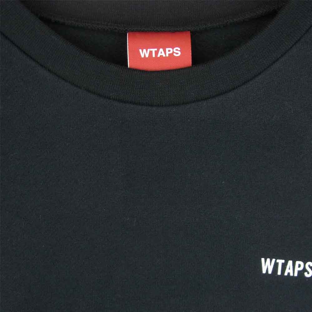 WTAPS ダブルタップス AEQVIYAS VERITAS CREWNECK スウェット トレーナー コットン 日本製 ブラック系 S【中古】