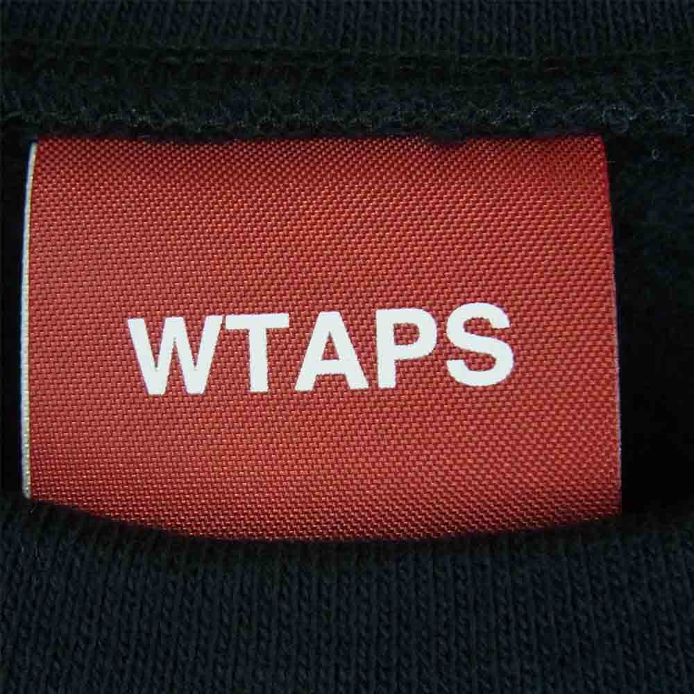 WTAPS ダブルタップス AEQVIYAS VERITAS CREWNECK スウェット トレーナー コットン 日本製 ブラック系 S【中古】