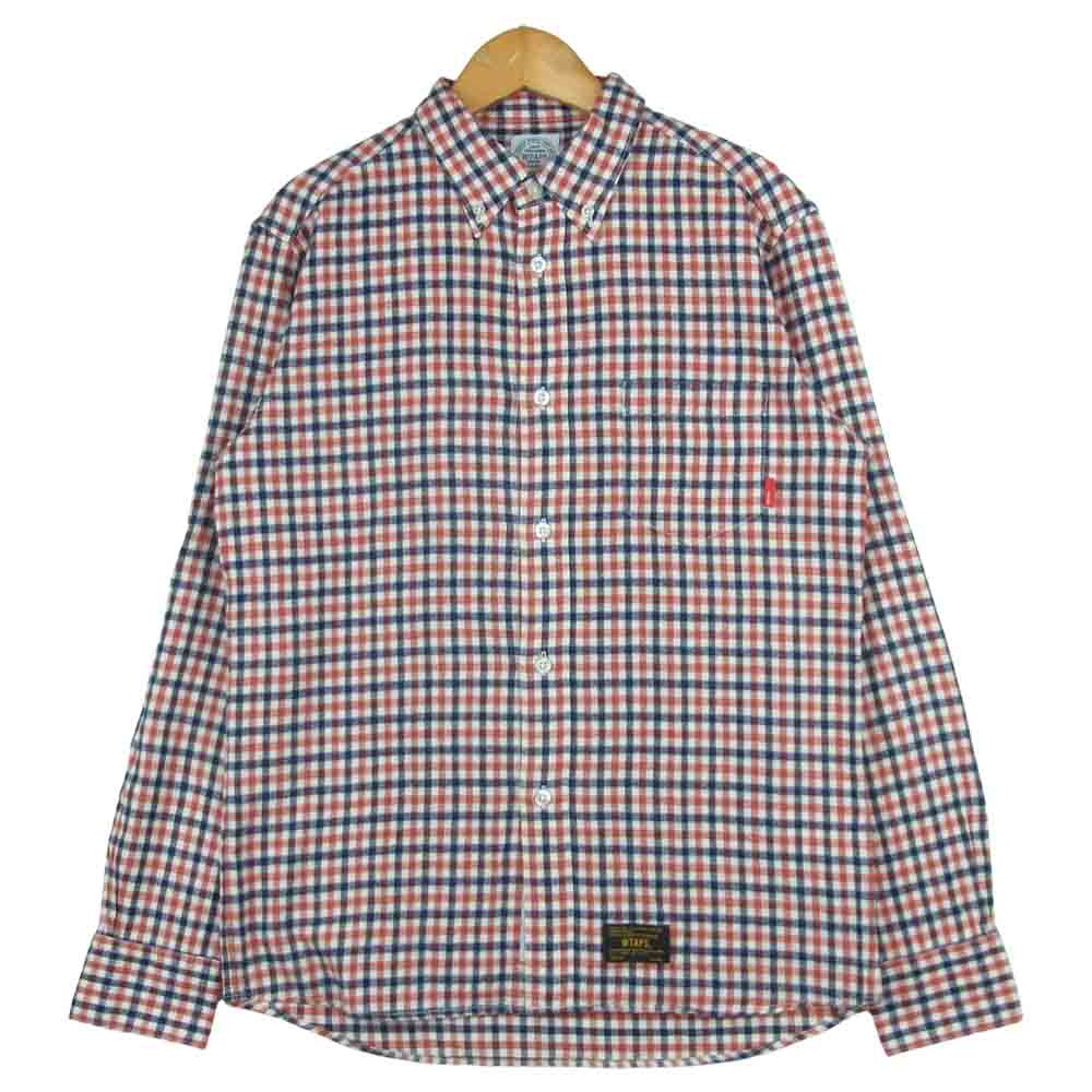 WTAPS ダブルタップス 15aw 152ltdt-shm04 CHECK L/S 01 SHIRT 長袖 シャツ レッド系 S【中古】