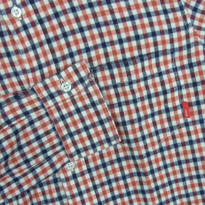 WTAPS ダブルタップス 15aw 152ltdt-shm04 CHECK L/S 01 SHIRT 長袖 シャツ レッド系 S【中古】